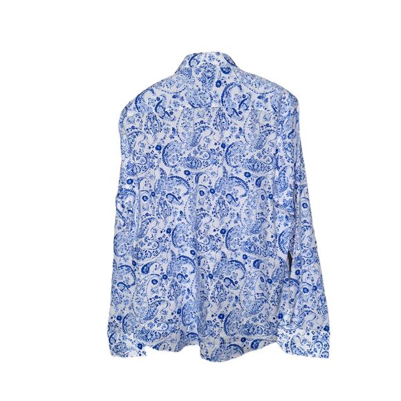 NWT Bugatchi New Size XL Axel Paisley Print Shirt Cotton NEW - Picture 4 of 13